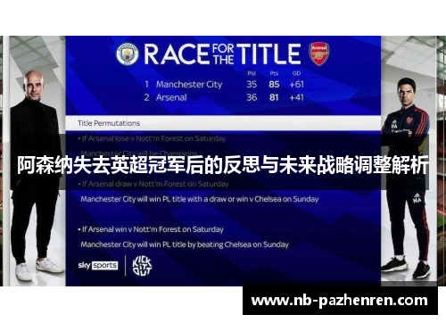 阿森纳失去英超冠军后的反思与未来战略调整解析